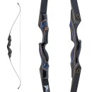 2nd CHANCE | DRAKE ARCHERY ELITE Blue Royal - 60 Inch - 40 lbs - Take Down Recurve Bow | Left Handed