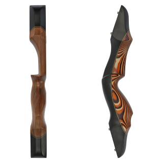 2nd CHANCE | Riser | DRAKE ARCHERY ELITE Chameleon - 15 Inch - Right Hand | Color: Pumpkin Orange