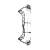 BEAR ARCHERY Alaskan XT - 55-70 lbs - Compoundbogen | Rechtshand | Variante: Black Handle/ Throwback Limbs