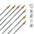 2nd CHANCE | 12 x complete arrow | GOLD TIP Warrior - Carbon - Natural feathers | Spine 700