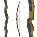 2nd CHANCE | JACKALOPE - Obsidian - 64 inch - Speed - Refined Recurvebow Take Down - 40 lbs | Right Hand