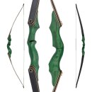 RENTAL ITEM: JACKALOPE Malachite - 60 inch - 30-50 lbs - Take Down Recurve or Hybrid bow