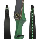 RENTAL ITEM: JACKALOPE Malachite - 60 inch - 30-50 lbs - Take Down Recurve or Hybrid bow