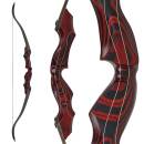 JACKALOPE - Red Beryl - Refined Tournament - 60-68 inch - 30-50 lbs - Take Down Recurve bow