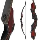 JACKALOPE - Red Beryl - Refined Tournament - 62-68 inch - 30-50 lbs - Take Down Recurve bow
