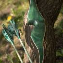 RENTAL ITEM: JACKALOPE Malachite+ - 60 inch - One Piece Recurve bow - 40 lbs | Left hand