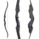 2nd CHANCE | DRAKE ARCHERY ELITE Blue Royal - 60 Inch - 25 lbs - Take Down Recurve Bow | Right Handed