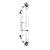 PSE Supra X 37 EM2 - 40-50 lbs - Compound bow | Left hand | Colour: Navy Blue