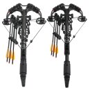 NEW GOODS | SET X-BOW Scorpion III -  405 fps / 200 lbs - Compound crossbow | Color: black - incl. Zeroing Service for Crossbows 30m with 10 Carbon Bolts