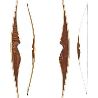 JACKALOPE - Jade - 64 inches - Longbow - 20 lbs | Right Hand | Colour: Chocolate / Clear