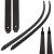 MIETARTIKEL: Wurfarme | JACKALOPE - JLS - Competition - Black - 20-50 lbs