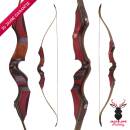 2nd CHANCE | JACKALOPE - Red Beryl - 62 inches - Speed - Refined Recurve bow Take Down - 25 lbs | Right hand