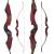 2nd CHANCE | JACKALOPE - Red Beryl - 62 inches - Speed - Refined Recurve bow Take Down - 25 lbs | Right hand