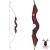 2nd CHANCE | JACKALOPE - Red Beryl - 62 inches - Speed - Refined Recurve bow Take Down - 25 lbs | Right hand