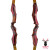 2nd CHANCE | JACKALOPE - Red Beryl - 62 inches - Speed - Refined Recurve bow Take Down - 25 lbs | Right hand