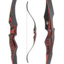 JACKALOPE Red Beryl Compact - 54 Zoll - 15-30 lbs - One Piece Recurvebogen