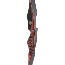 JACKALOPE Red Beryl Compact - 54 Zoll - 15-30 lbs - One Piece Recurvebogen