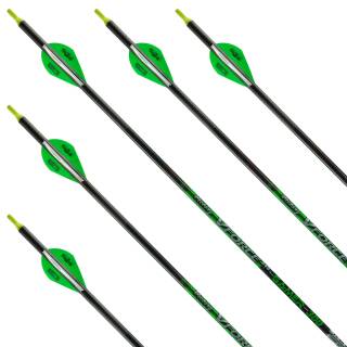 10 x Complete Arrow | VICTORY ARCHERY VForce 245 - Gamer - Carbon | Spine: 600 | 30,5 in.