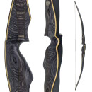 2nd CHANCE | SPIDERBOWS Volcano Carbon Dark - 68 Inch - 35 lbs - Longbow | Right hand