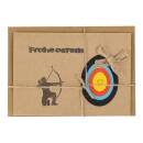 Archery moments of happiness - handmade motif cards
