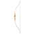 BEAR ARCHERY Little Bear - 48 inches - 25 lbs - Recurve bow- Brown Glass | Left hand