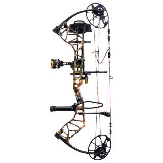 BEAR ARCHERY Legit MAXX - RTH - 70 lbs - Compoundbogen | Linkshand | Farbe: Wildfire Handle/Black Limbs