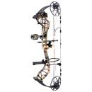 BEAR ARCHERY Legit MAXX - RTH - 70 lbs - Compoundbogen | Linkshand | Farbe: Wildfire Handle/Black Limbs