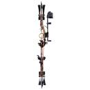 BEAR ARCHERY Legit MAXX - RTH - 70 lbs - Compoundbogen | Linkshand | Farbe: Wildfire Handle/Black Limbs