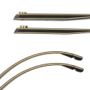 2nd CHANCE | Limbs | JACKALOPE - Malachite/Moonstone - 60 lbs - Clear - Right hand - Take Down Recurve