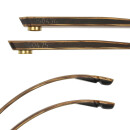 2nd CHANCE | Limbs | JACKALOPE - Malachite/Moonstone - 60 lbs - Clear - Right hand - Take Down Recurve