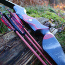 2nd CHANCE | C.V. EDITION by SPIDERBOWS Condor - Ruby - 68 inches - 35 lbs - CVX Take Down Recurve Bow | Right Handed