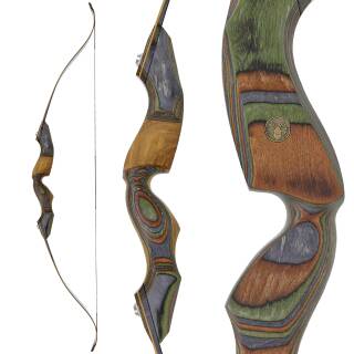2nd CHANCE | JACKALOPE - Tourmaline - 62 inches - Refined Recurve Bow Take Down - 40 lbs | Right Hand