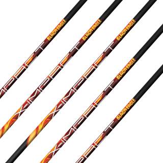 12 x complete arrows | BLACK EAGLE X-Impact .001 - Carbon - Vanes - Spine: 250 - 33.0 inches