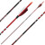 12er Pack Komplettpfeil | SPIDERBOWS Raven.One KevTech - 6,2mm - Carbon | Farbe: Rot | Spine 500 | 30,0 Zoll