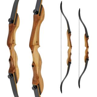 MIETARTIKEL: DRAKE Alabaster Junior - 48 oder 58 Zoll - 10-18 lbs - Take Down Recurvebogen