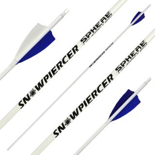 Komplettpfeil | SPHERE Snowpiercer 6.2 - Carbon - Naturfedern | Spine: 350 | Länge: 26 Zoll