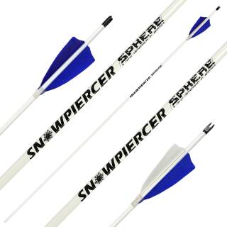 Complete arrow | SPHERE Snowpiercer 4.2 - Carbon - Natural feathers | Spine: 600 | Length: 26 inch