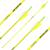 Complete arrow | SPHERE Lumos 6.2 - Neon Gelb - Carbon - Natural feathers | Spine: 400 | Length: 26 inch