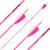 Complete arrow | SPHERE Lumos 4.2 - Neon Pink - Carbon - Natural feathers | Spine: 700 | Length: 26 inch