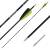 Complete arrow | SPHERE Ghost 4.2 - Carbon - Natural feathers | Spine: 600 | Length: 26 inch