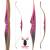 AUSSTELLUNGSSTÜCK | JACKALOPE - Quartz - 58 Zoll - One Piece Recurvebogen - 30 lbs | Rechtshand | Farbe: Pink / Clear