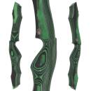 AUSSTELLUNGSST&Uuml;CK | JACKALOPE Crystal - JLS - 62 Zoll - 30 lbs - Recurvebogen | Farbe: Green