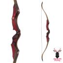 AUSSTELLUNGSST&Uuml;CK | JACKALOPE - Red Beryl XL - Refined Tournament - 68 Zoll - 40 lbs - Take Down Recurvebogen | Rechtshand