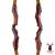AUSSTELLUNGSSTÜCK | JACKALOPE - Red Beryl XL - Refined Tournament - 68 Zoll - 40 lbs - Take Down Recurvebogen | Rechtshand