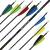 Complete arrow | SPHERE Ghost 4.2 - Carbon - Natural feathers | Spine: 400 | Length: 30 inch