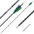 Complete arrow | SPHERE Ghost 4.2 - Carbon - Natural feathers | Spine: 500 | Length: 28 inch