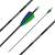 Complete arrow | SPHERE Ghost 6.2 - Carbon - Natural feathers | Spine: 500 | Length: 28 inch