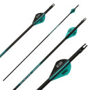 Complete arrow | SPHERE Hunter Pro - Carbon - Natural feathers | Spine: 800 | Length: 30 inch
