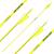 Complete arrow | SPHERE Lumos 6.2 - Neon Gelb - Carbon - Natural feathers | Spine: 350 | Length: 30 inch