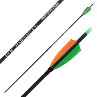 Komplettpfeil | SPHERE Pioneer 6.2 - Carbon - Naturfedern | Spine: 400 | Länge: 30 Zoll